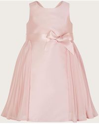 Monsoon - Baby Polly Pleated Bridesmaids Dress Pink - Lyst