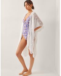 Monsoon - Effy Embroidered Beach Cover Up - Lyst