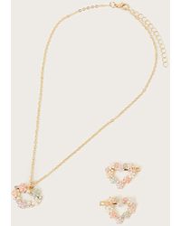 Monsoon - Floral Hair And Jewellery Set - Lyst