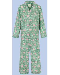 Monsoon - Dilli Grey Johair Pyjama Set Green - Lyst