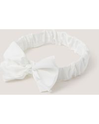 Monsoon - Satin Bow Bando Headband - Lyst