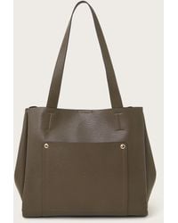 Monsoon - Zoe Pocket Tote Bag Green - Lyst