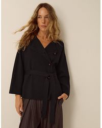 Monsoon - Bess Belted Knit Jacket - Lyst