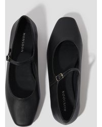 Monsoon - Crista Mary Jane Ballet Flats Black - Lyst