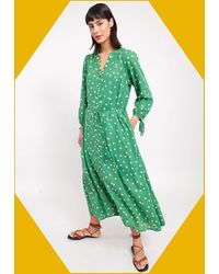 Monsoon - East Rafaella Dress Green - Lyst