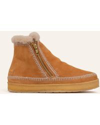 Monsoon - Laidback London Setsu Suede Ankle Boots Brown - Lyst
