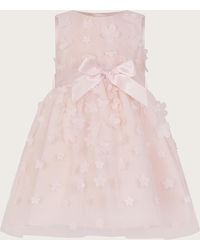 Monsoon - Baby Reya 3d Scuba Bridesmaid Dress Pink - Lyst
