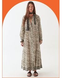 Monsoon - Maison Hotel Antonia Floral Maxi Dress White - Lyst