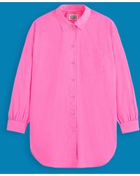 Monsoon - Scotch And Soda Oversized Shirt Pink - Lyst