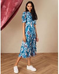 heshna printed midi dress