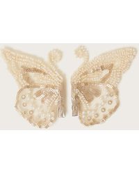 Monsoon - 2-pack Beaded Butterfly Clips - Lyst