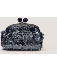 Monsoon - Jade Sequin Fringe Clutch Bag - Lyst