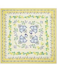 Monsoon - Charli Lemon Square Cotton Scarf - Lyst