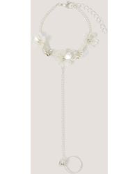 Monsoon - Flower Butterfly Ring & Hand Chain - Lyst