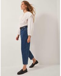 Monsoon - Dina Darted Barrel Jeans - Lyst