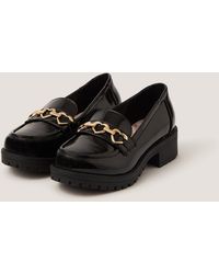 Monsoon - Heart Patent Loafer School Shoes Black - Lyst
