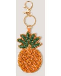 Monsoon - Pineapple Beaded Bag Charm - Lyst