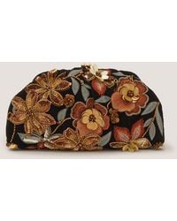 Monsoon - Ren Floral Clutch Bag - Lyst