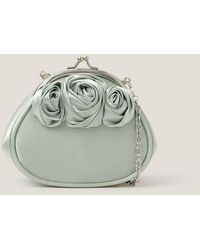 Monsoon - Rose Satin Clip Frame Bag - Lyst