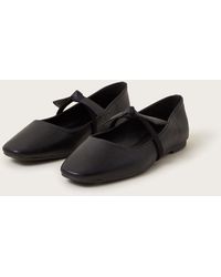 Monsoon - Betty Ballet Flats Black - Lyst