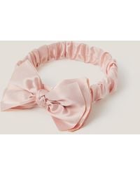 Monsoon - Satin Bow Bando Headband - Lyst