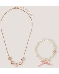 Monsoon - Charming Necklace & Bracelet Set - Lyst