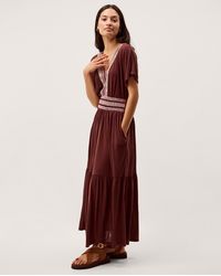 Monsoon - Jacqueline Tiered Midi Dress - Lyst
