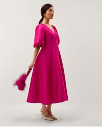 Monsoon - Beatrice A-Line Midi Dress - Lyst