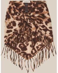 Monsoon - Archie Animal Print Triangle Scarf - Lyst