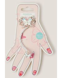 Monsoon - Butterfly Linked Bracelet & Ring Set Silver - Lyst