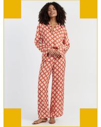 Monsoon - Chinti & Parker Sun Print Wide Leg Trousers - Lyst