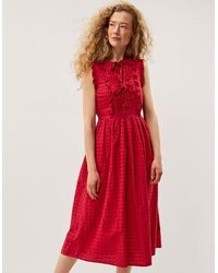 Monsoon - Bea Midi Dress - Lyst