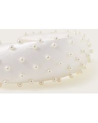 Monsoon - Pearl Padded Bridal Headband - Lyst