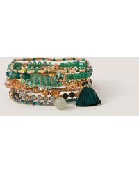 Monsoon - 7-pack Bead Stretch Bracelets - Lyst
