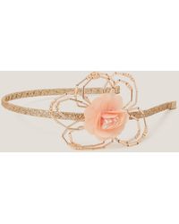 Monsoon - Embellished Flower Glitter Headband - Lyst
