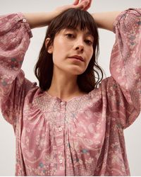 Monsoon - Mandy Paisley Print Blouse Pink - Lyst