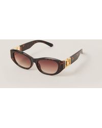 Monsoon - Chunky Oval Sunglasses - Lyst