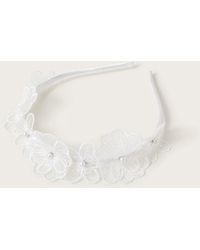 Monsoon - Lace Floral Bridesmaid Headband - Lyst