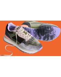 Monsoon - Hoff City Emerald Velvet Trainers Multi - Lyst