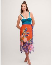 Monsoon - Carmen Floral Print Sarong - Lyst