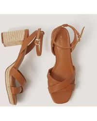 Monsoon - Dafne Espadrille Platform Sandals Tan - Lyst