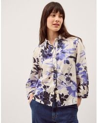 Monsoon - Nicolette Linen Blend Shirt - Lyst