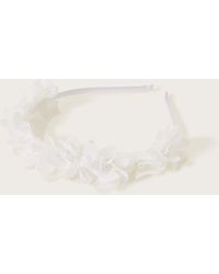 Monsoon - Pom-pom Bridesmaid Floral Headband - Lyst