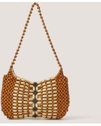 Monsoon - Mira Wooden Bead Shoulder Bag - Lyst
