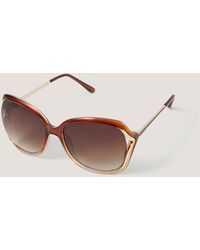 Monsoon - Oversized Ombré Wrap Sunglasses - Lyst