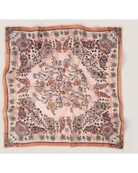 Monsoon - Ines Floral Square Cotton Scarf - Lyst