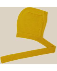 Monsoon - Tala Tie Knitted Bonnet Green - Lyst
