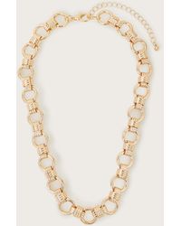 Monsoon - Oval Link Chain Necklace - Lyst