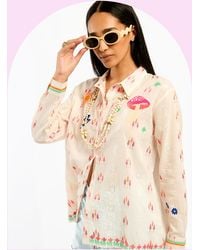 Monsoon - Wild Charlie Jacquard Shirt White - Lyst
