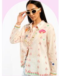 Monsoon - Wild Charlie Jacquard Shirt White - Lyst